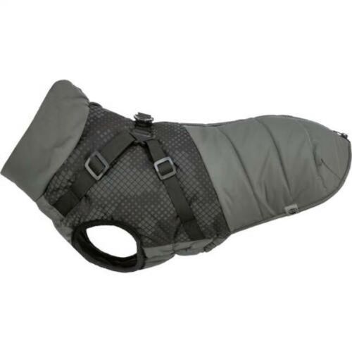Trixie Coat Pontis with Harness - kabát hámmal (szürke, vízlepergető) kutyák részére (M) 45cm 146611363