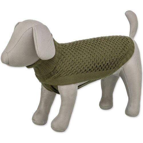 Trixie Norwood Pullover - pulóver (olívazöld) kutyák részére (M) 45cm