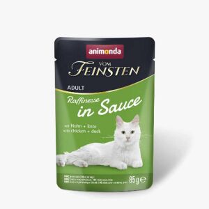 Animonda Vom Feinsten Adult (Raffinesse in Sauce) alutasakos csirke+kacsa - Felnőtt macskák részére (85g) 146611509 - Animonda