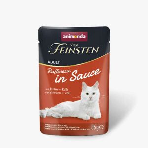 Animonda Vom Feinsten Adult (Raffinesse in Sauce) alutasakos csirkefilé+borjú - Felnőtt macskák részére (85g) 146611513 - Animonda