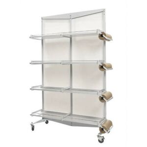 2GR STRUCTURE FOR BREEDING CAGES CM 58 -polcrendszer, 135×41×199cm, 2x4 papírtekercsekkel 146611527 - Nappali bútor