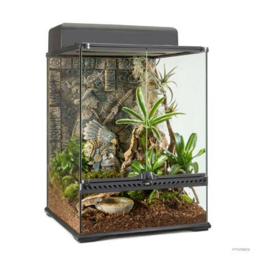 Exo-terra Aztec Terrarium Small Tall - Azték témájú, dekoratív, üvegterrárium (45x45x60cm) 146611603