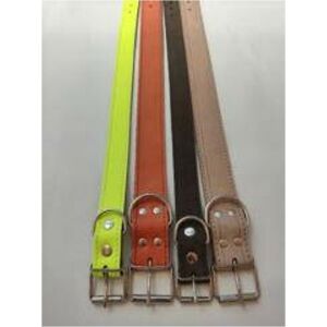 Nyakörv (bőr, bélelt) kutyák részére (több féle színben) 15mm/30cm