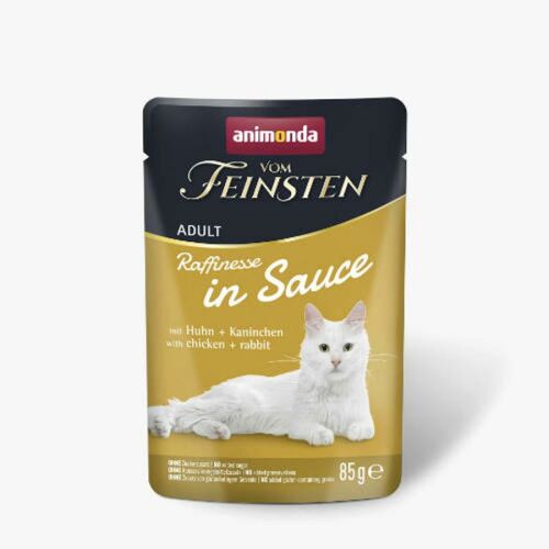 Animonda Vom Feinsten Adult (Raffinesse in Sauce) alutasakos csirke+nyúl - Felnőtt macskák részére (85g) 146612118