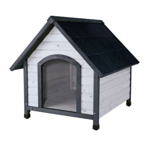 Trixie Natura Dog Kennel - kutyaház (szürke) sátortetős (M-L) 83x87x101cm 146612161