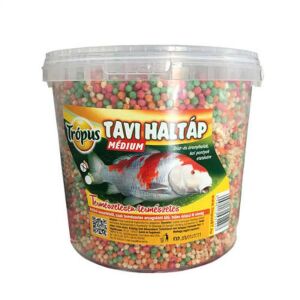 Trópus Tavi aranyhaltáp médium 5,5l/vödör 146612198 - Haleledel