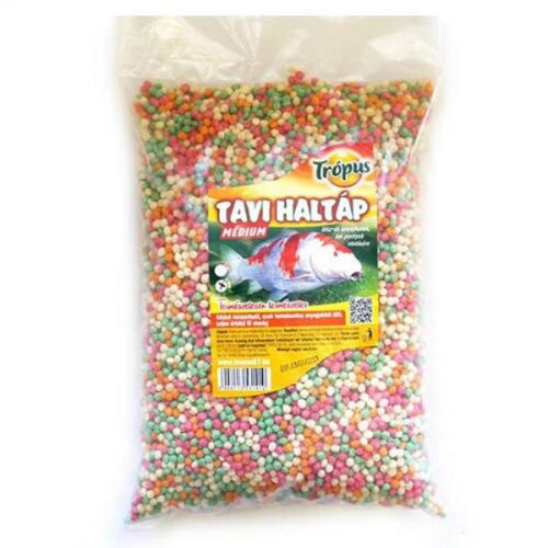 Trópus Tavi aranyhaltáp médium 5l/zacskó 146612207