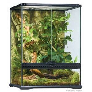 Exo-Terra Small Tall Terrarium - Dekoratív kivitelű üvegterrárium (45x45x60cm) 146612242 - Állattartás