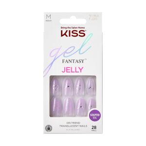 KISS műkörmök Gel Fantasy Jelly ragasztóhoz, „One Day Jelly”, lila, közepes mandula alakú 146613049 - Műkörmös eszköz