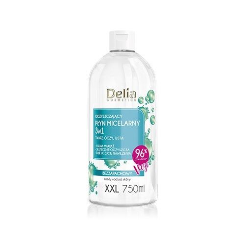 DELIA COSMETICS 3 az 1-ben micellás tisztító víz XXL 750 ml 146613055