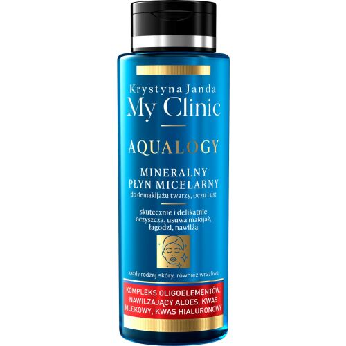 JANDA My Clinic Aqualogy ásványi micellás tisztító folyadék - minden bőrtípusra 400 ml 146613064