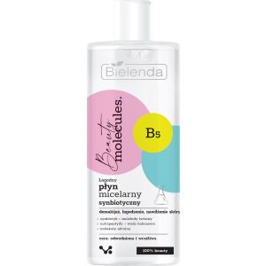 Bielenda Beauty Molecules. Gyengéd szinbiotikus micellás víz – érzékeny és dehidratált bőrre  500 ml 146613095 - Smink lemosó