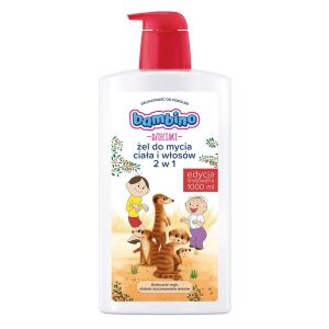 Bambino Kids 2 az 1-ben test- és hajmosó gél „Bolek és Lolek – Szurikáták” 1000 ml limitált kiadás 146613096 - Baba Fürdetés & Ápolás