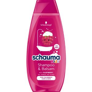 Schwarzkopf Schauma Kids 2 az 1-ben sampon és tusfürdő lányoknak – Málna 400 ml 146613135 - Baba Fürdetés & Ápolás