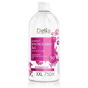 DELIA COSMETICS Nyugtató micellás víz 3 az 1-ben XXL 750 ml 146613143 - Smink lemosó