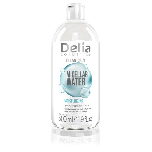 CLEAN SKIN - FDA - Micellás víz, 500 ml-es flakon EN/FR/NL/DE/ES/PL k6