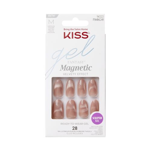 KISS Műköröm Gel Fantasy Magnetic - Drama (M méret) 1 csomag (28 darab) 146613239