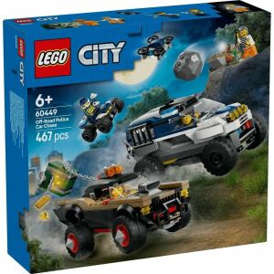 LEGO® City építőkészlet, Tereprendőrségi autós üldöző 60449, 467 darab 146614108 - LEGO