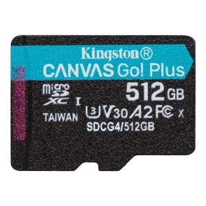 KINGSTON 512GB microSDXC Canvas w/o ADP 146614764 - Memóriakártya
