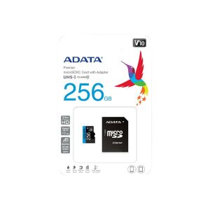 ADATA 256GB Micro SDXC V10 100MB/s + ad. 146614970 - Memóriakártya