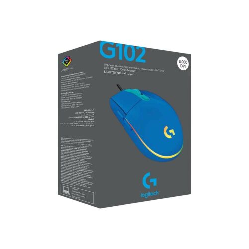 LOGI G102 LIGHTSYNC - BLUE - EER