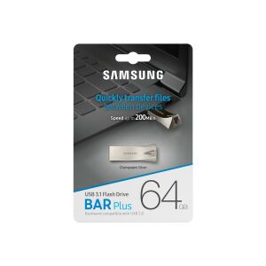 SAMSUNG Bar Plus 64GB USB 3.1 ezüst