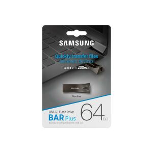 SAMSUNG Bar Plus 64GB USB 3.1 szürke