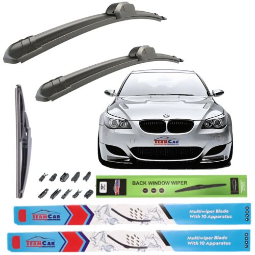 TeamCar® ablaktörlők BMW 5-ös sorozat E61 Touring (2003–2010) – Komplett készlet 146615381