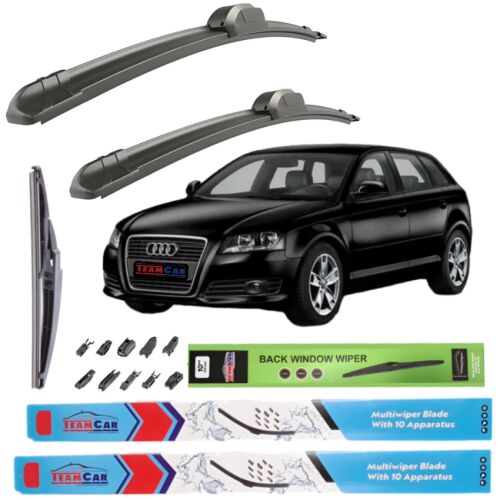 TeamCar® ablaktörlők Audi A3 8P Sportback (2003-2012) – Komplett készlet 146615459