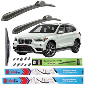TeamCar® ablaktörlők BMW X1 F48 (2015–2022) – Komplett szett elöl + hátul 146615466 - ‪Ablaktörlő lapát