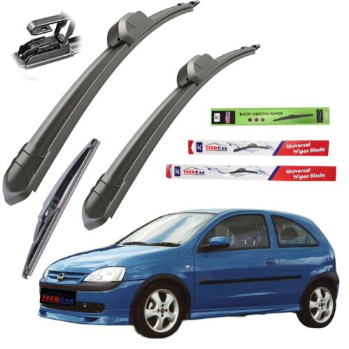 TeamCar® ablaktörlők Opel Corsa C (2000–2006) – Komplett készlet 146615526
