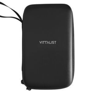 Kemény tok Stabilizátor Gimbal Telefonhoz VITTALIST, Hordtok Hálós Zsebbel és Rögzítő Pánttal, ütésálló védelem, Kompatibilis a VITTALIST és más összecsukható gimbalokkal, Fekete Szüst 146615867 - Fényképezőgép táska & tok