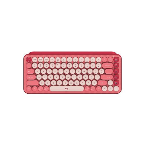 LOGITECH POP Keys Bluetooth механична клавиатура - HEARTBREAKER ROSE - RUS