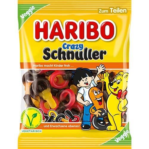 Haribo Crazy Schnuller zselé 175 g 146617131