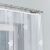 IRENA - Készre varrt jacquard függöny alul kivágással - 310x160 cm - fehér 146617265