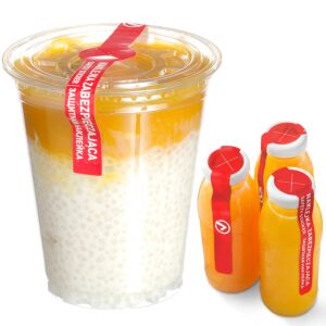 Öntapadós tömítőszalag a szívószál lyukának rögzítéséhez 2 x 250 db - Hendi 850220