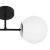 SIENA FEKETE-KRÓM FALI LÁMPA 1 LAPOS FEHÉR LÁMPABÚRÁVAL E14 146618817