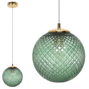 CANNES FÜGGŐLÁMPA, 1 TÁPANYAGOS, ZÖLD LÁMPABÚRA, 18 CM, E27 146619045 - Lámpa & Világítás