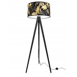 ÁLLÓLÁMPA, HÁROMPÓDOS LÁMPABÚRA, ARANYVIRÁGOK, LED 146619223 - Állólámpa
