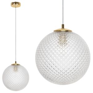 CANNES FÜGGŐLÁMPA, 1 LAPOS, ÁTLÁTSZÓ LÁMPABÚRA, 25 CM, E27