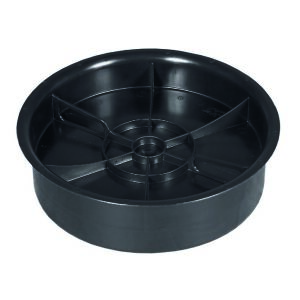 Műanyag alsó burkolat PP dn 315mm, ülepítő tartállyal rendelkező kutakhoz a hullámos felszállócsőben dn 315mm, tömítés nélkül, fekete (Diamir 315)