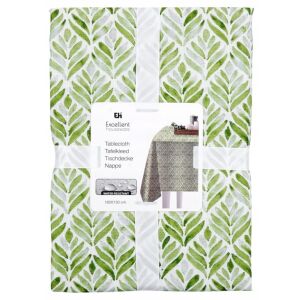Obrus dekoracyjny 180x130cm z motywem liści Wodoodporny, elegancki