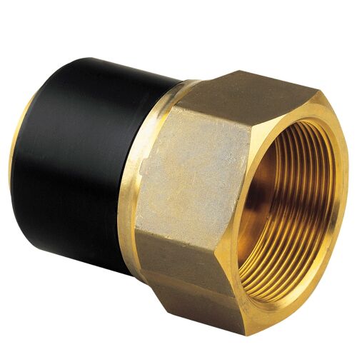PE-sárgaréz adapter GW belső menettel, d63x2"" PE100, SDR11, PN10 gáz/PN16 víz, elektro-csatlakozóval vagy elektroredukcióval történő összeszereléshez 146622697