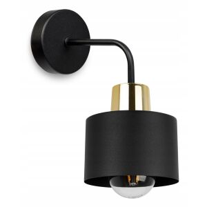 FALI LÁMPA, NÉGYZET ALAKÚ LÁMPA, MENNYEZETI LÁMPA, FEKETE LED LÁMPA