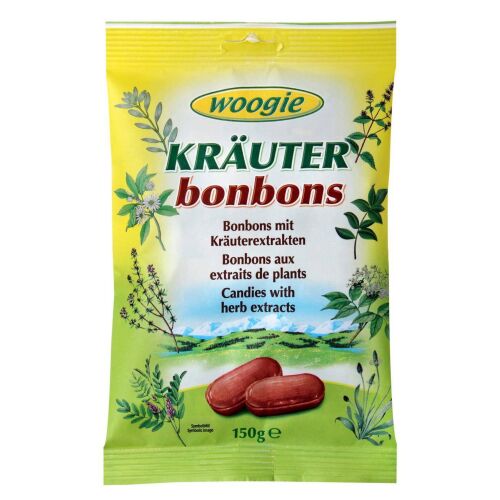 Woogie gyógynövényes cukorkák 150 g 146625457