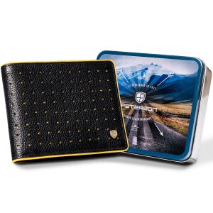 Férfi bőr, áttört mintás pénztárca - Peterson 146628448 - Férfi pénztárca