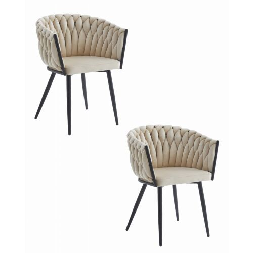 ORION szék - bézs bársony / 2 db fekete láb 146631683