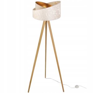 ÁLLÓLÁMPA, ÁLLÓ, ÁLLVÁNYOS, FA LÁMPABÚRA MINTÁVAL 146631937 - Állólámpa