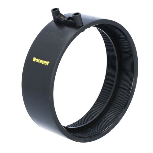 Elektrofúziós csatlakozó (elektrocsatoló) PEHD 160, fekete (HDPE csatorna) 146632139