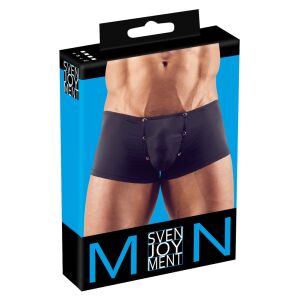 Svenjoyment - Férfi boxeralsó levehető zsebbel, fekete, S-es méret